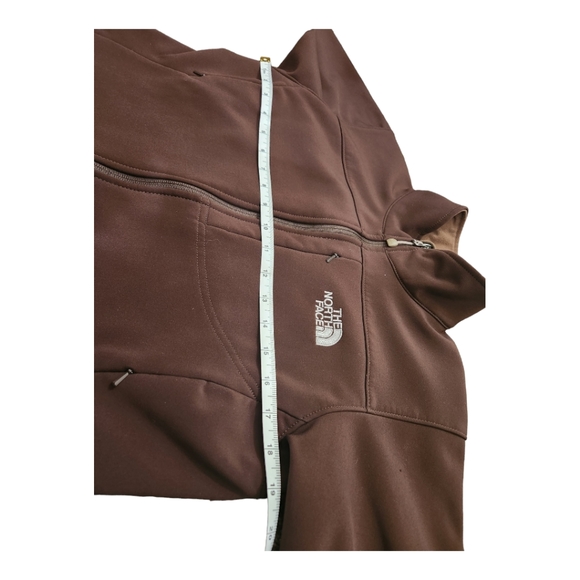 The North Face Apex Soft Shell Jacket Brown and Blue, (Small) - Picture 14 of 16